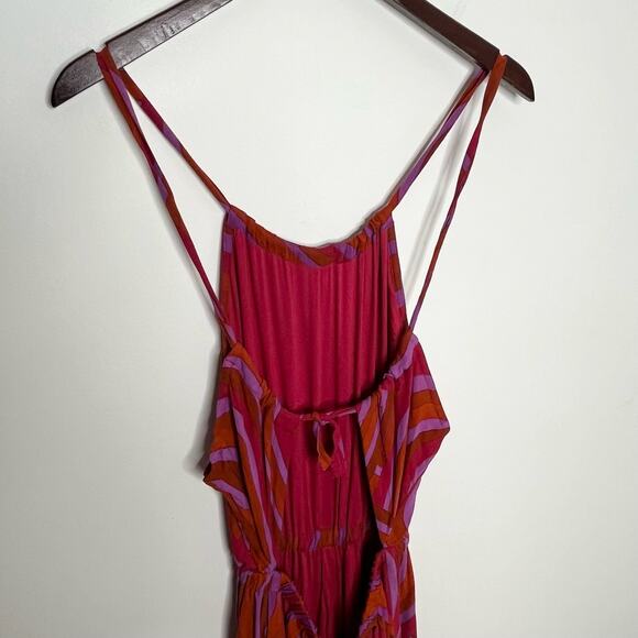 Faithful The Brand Anthropologie Womens Naira Jumpsuit 6 La Condesa Print Pink - Picture 11 of 15